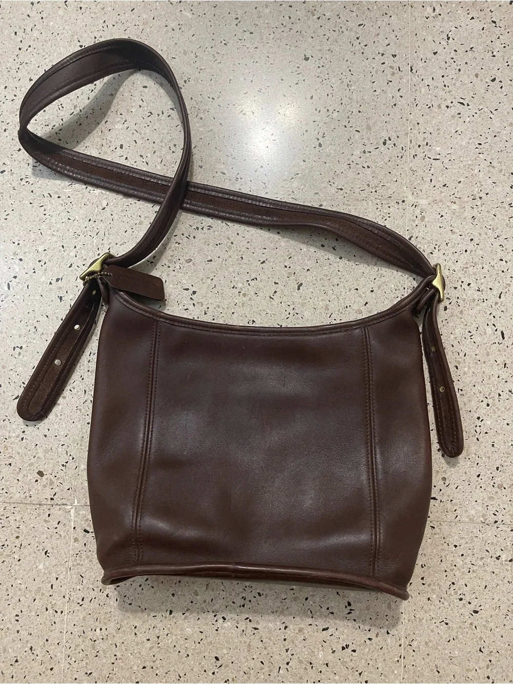 Coach Vintage Legacy 9816 Slim Duffle Mahogany Bag